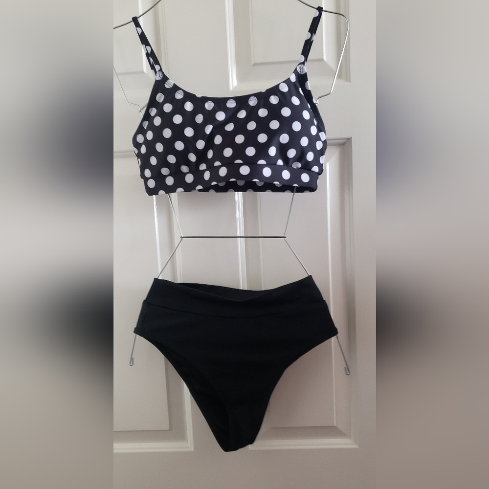 Pink queen bikini set